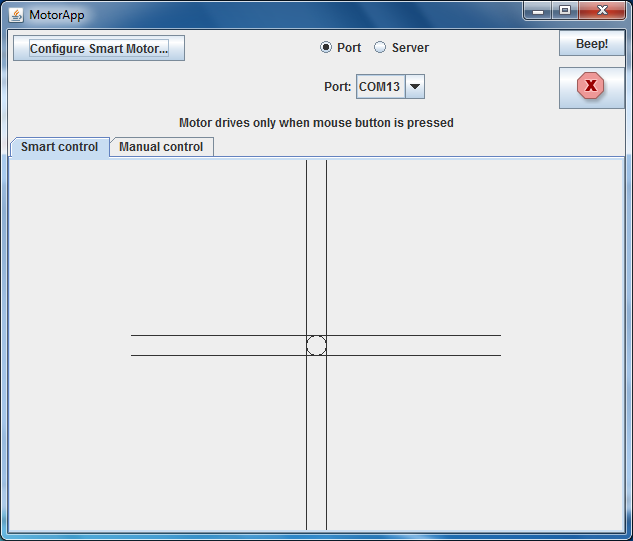 [Screen with smart control]